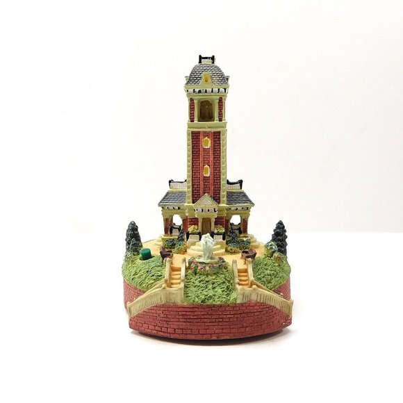 Liberty Falls Bell Tower Music Box Musical Figurine AH333 Works! SEE VIDEO - Picture 3 of 10